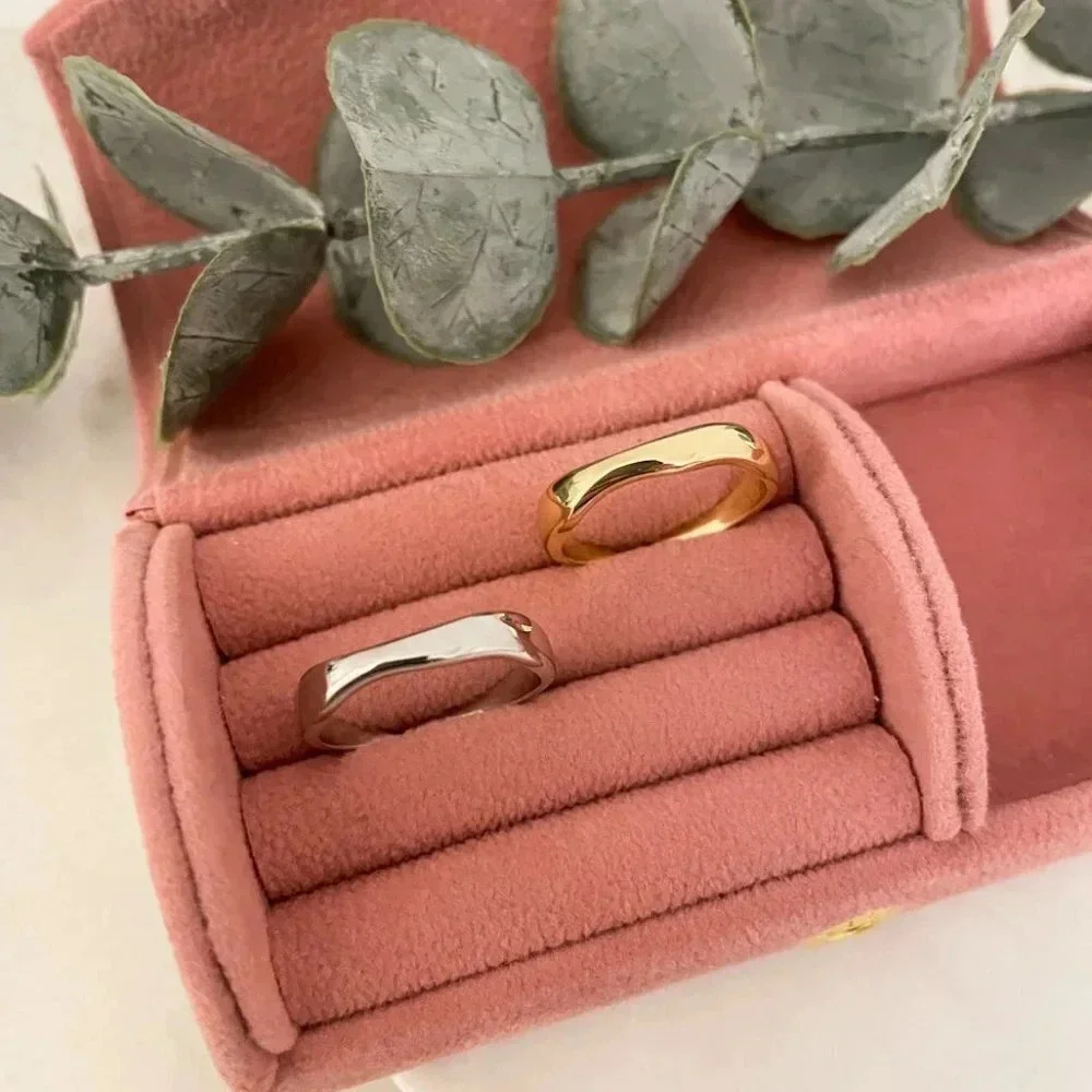 925 Sterling Silver Minimalist Ring Stackable Thin Ring Band Dainty Ring
